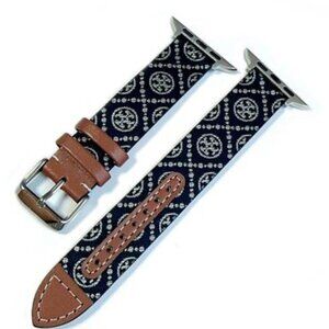 NEW Black Luxury Leather Apple Watch Band